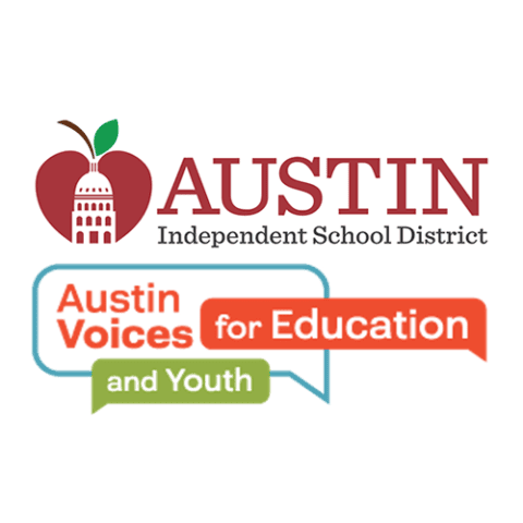 Austin ISD and Austin Voices for Education and Youth logo