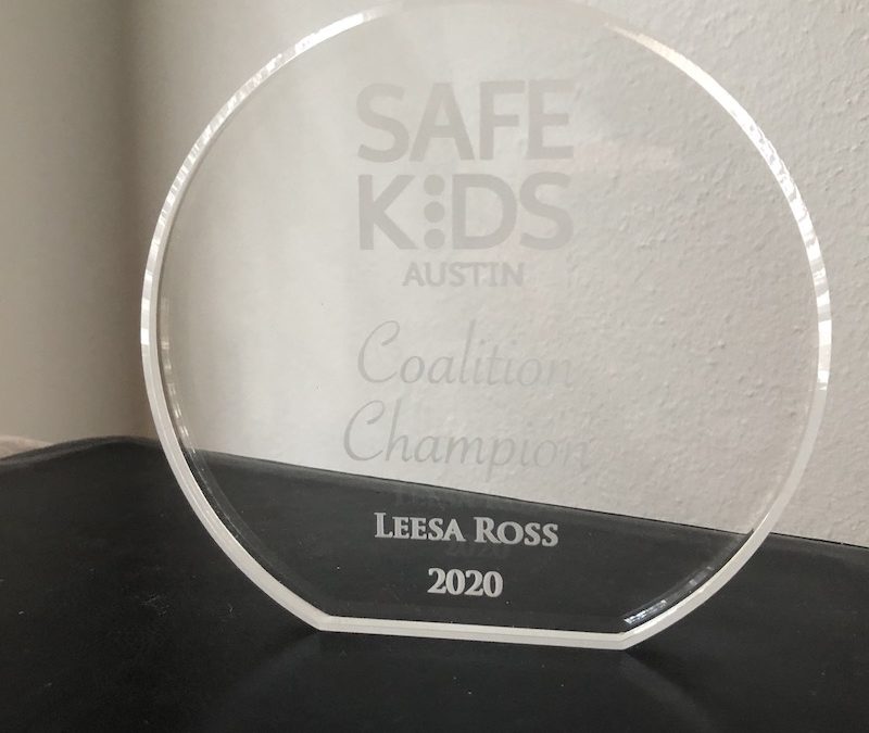 Lock Arms for Life earns SafeKids Coalition Champion award